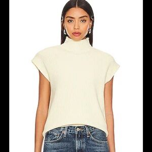 Women's Cream Turtleneck Sweater